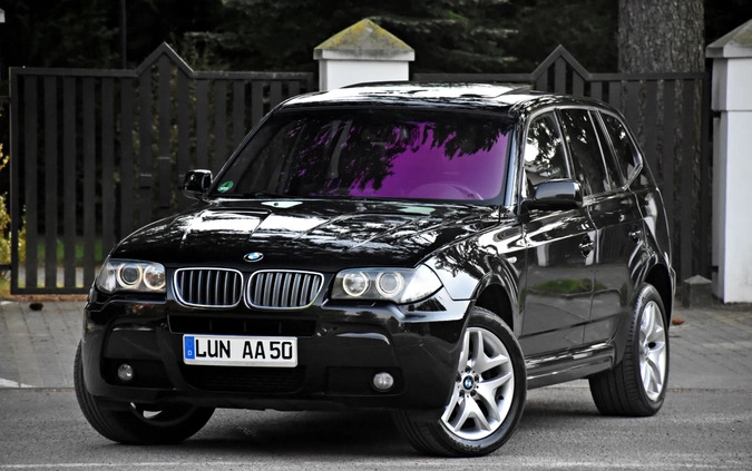 BMW X3 cena 31900 przebieg: 272541, rok produkcji 2007 z Pakość małe 781